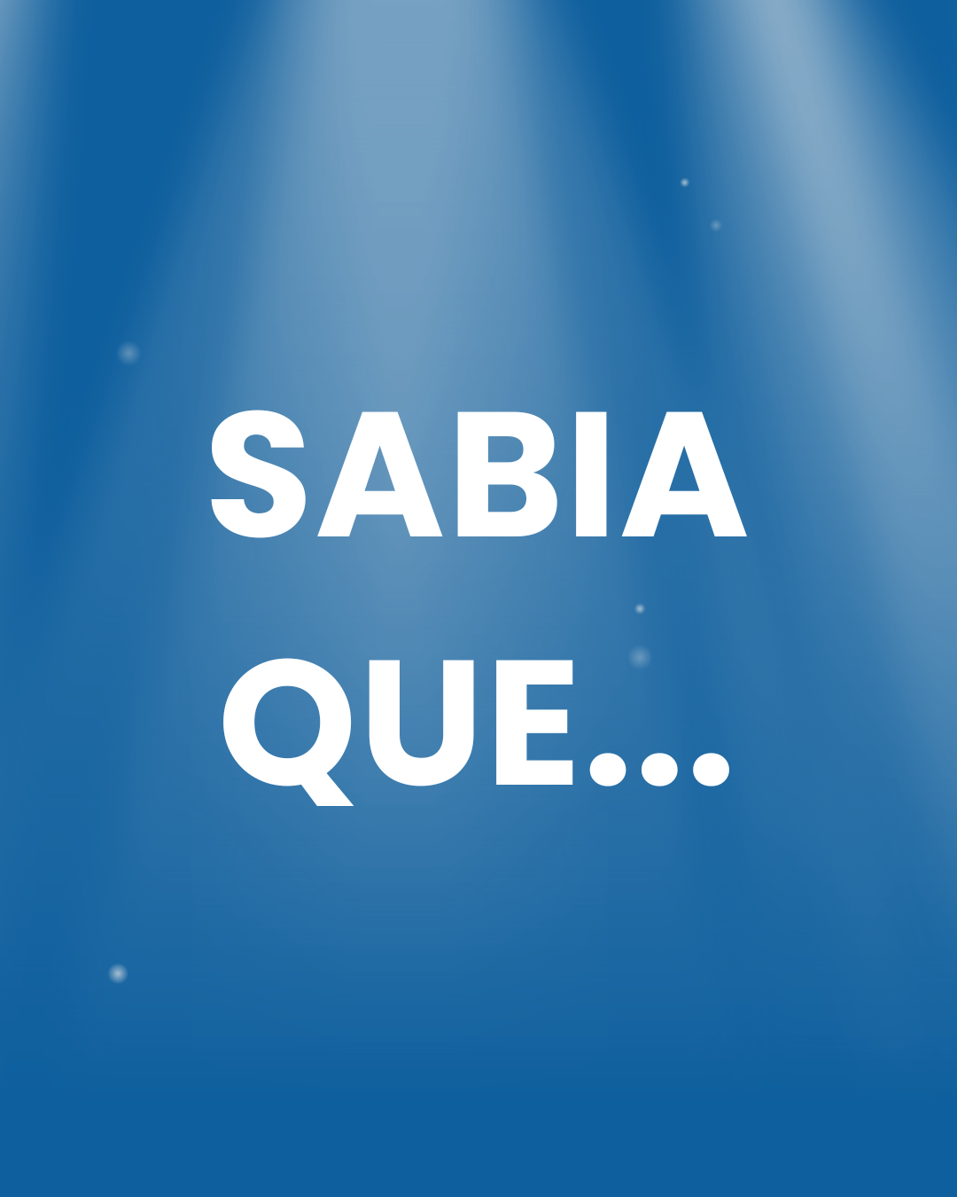 Sabia que…?